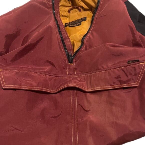 Columbia Convert Quarter Zip Heavy Nylon Hoodie. Tons of Pockets!  Size Large. - Picture 9 of 16